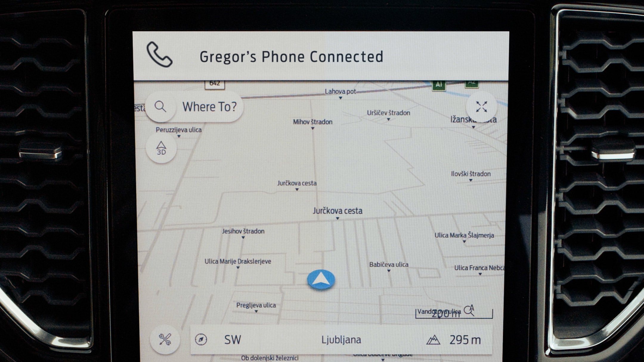 La navigation connectée du tout nouveau Ford Ranger est présentée à l’écran