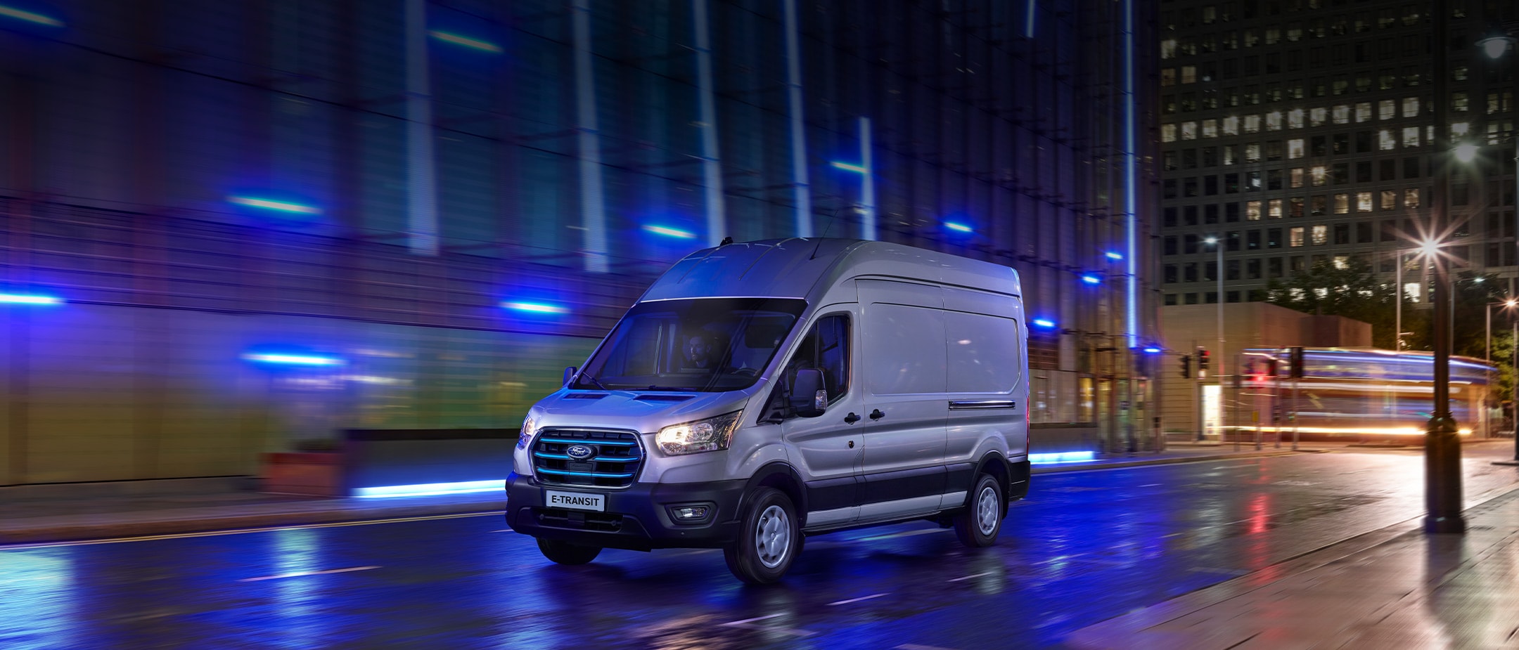 Ford E-Transit side view
