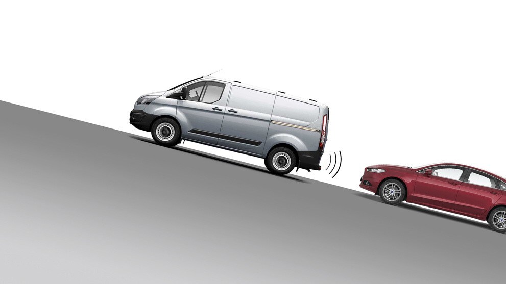 Ford Transit Custom, illustration de l’assistance au démarrage en côte