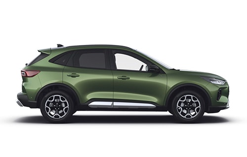 Un Ford Kuga Full Hybrid vert.