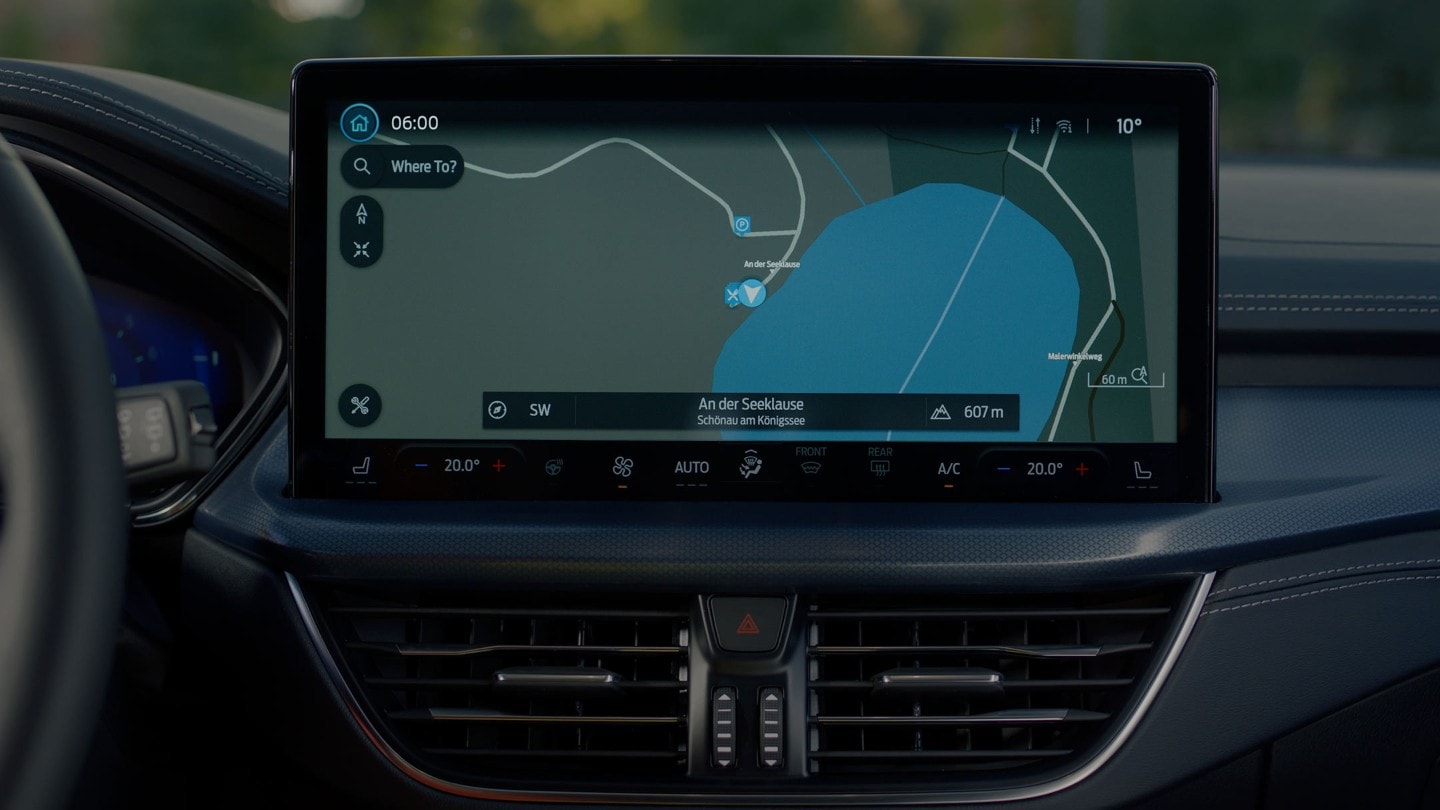 Ford Focus ST – Connected Navigation.