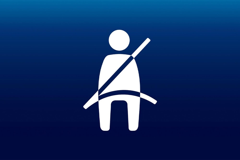 Symbole de l’alerte de ceinture de sécurité