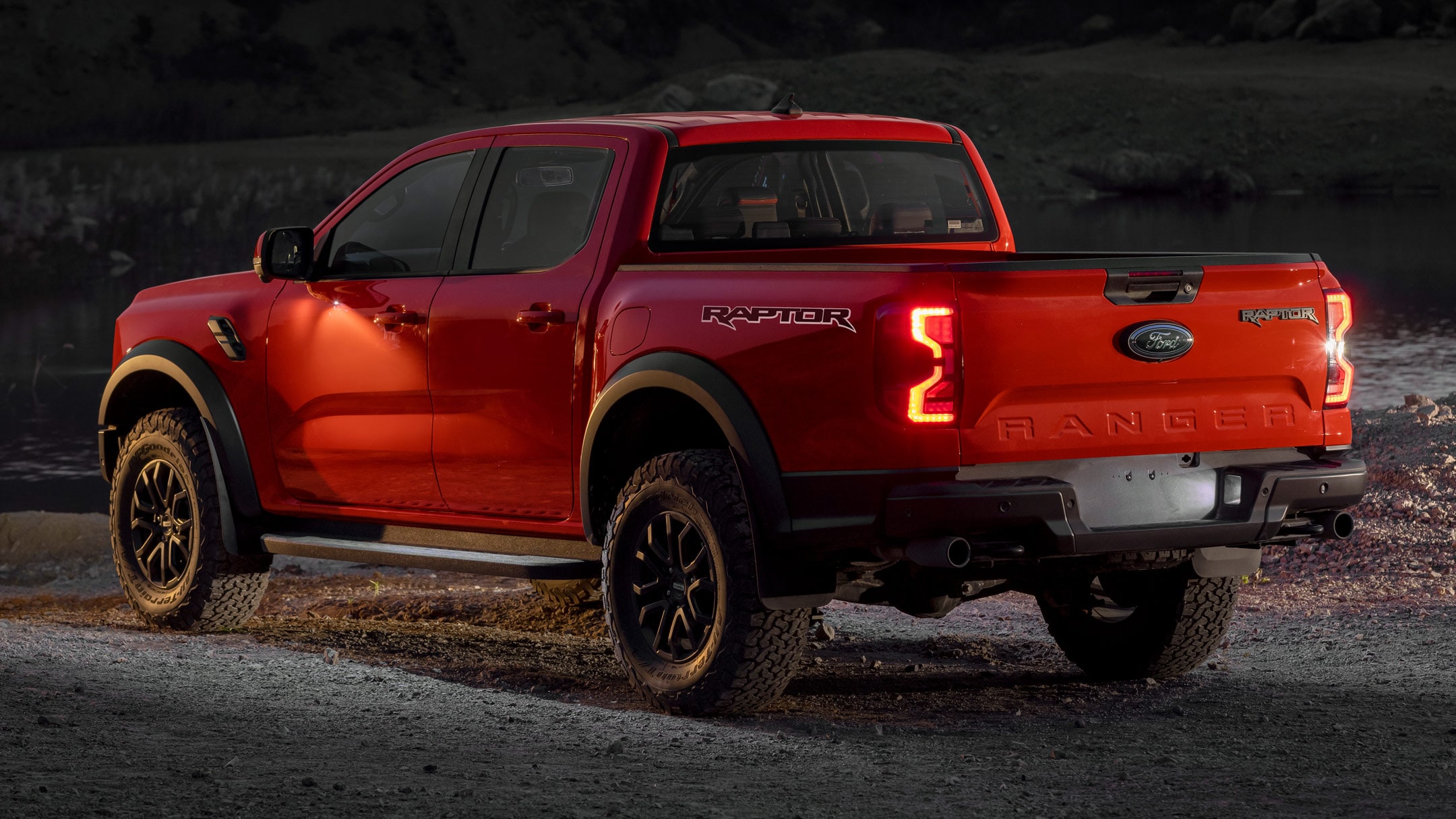 Ford Ranger Raptor exterior zone lighting