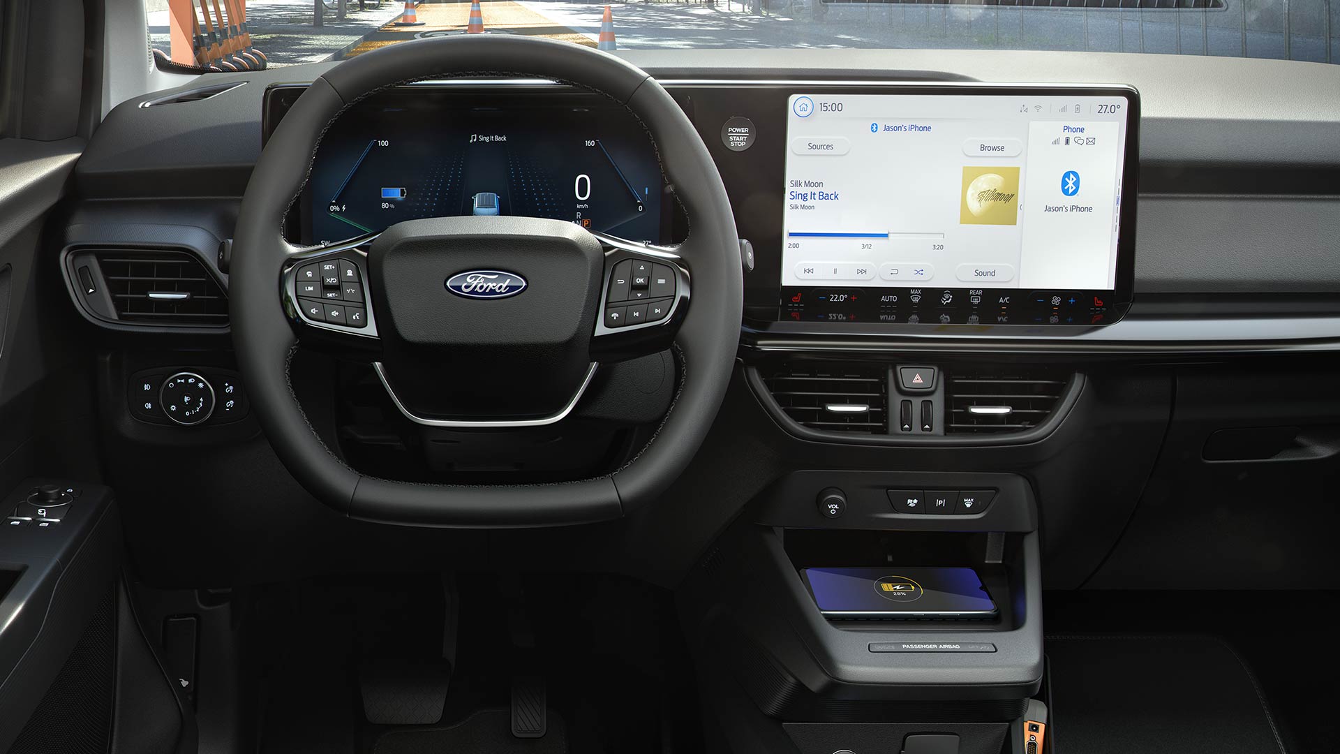 Ford E-Tourneo Courier Active– Intérieur et écran tactile