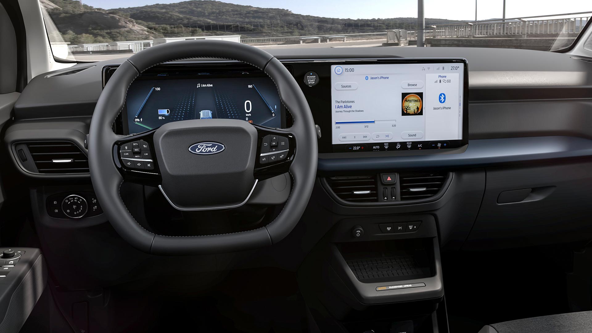 Ford E-Tourneo Courier Active – Intérieur et écran tactile