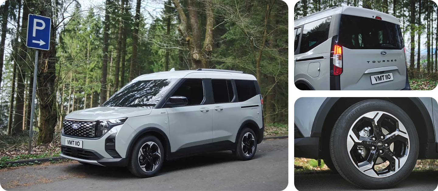 Ford E-Tourneo Courier – Chemin forestier à gauche