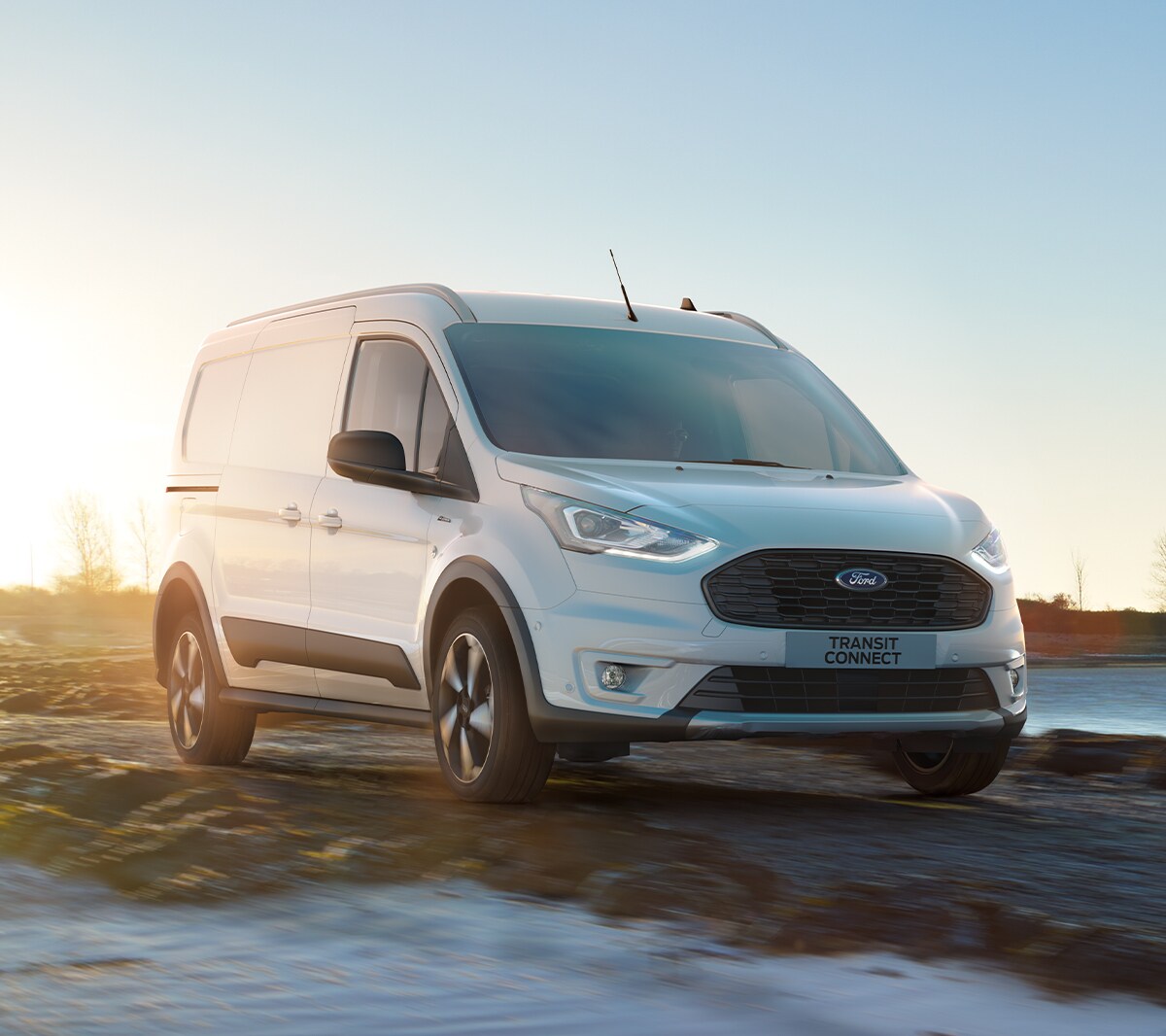 Ford Transit Connect 3/4 vue de face