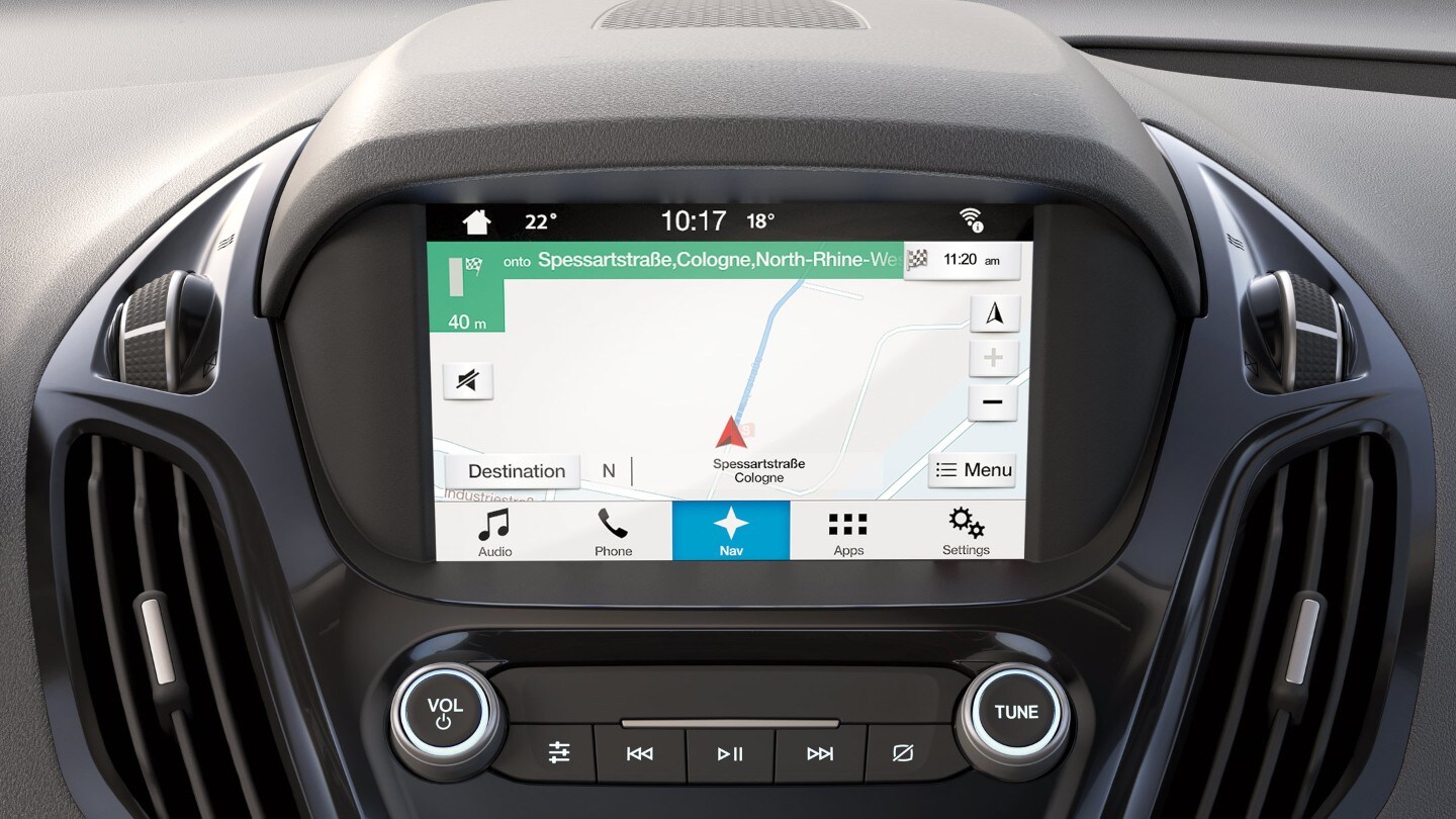 New Ford Transit Courier SYNC 3 screen