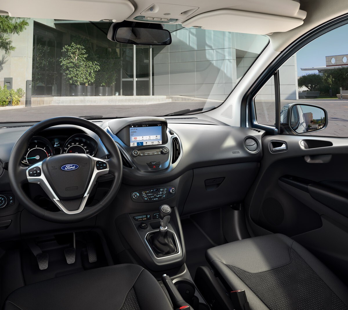 New Ford Transit Courier front interior