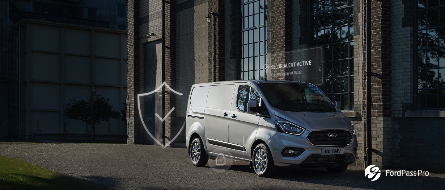 Ford Transit Custom Van parked on street 