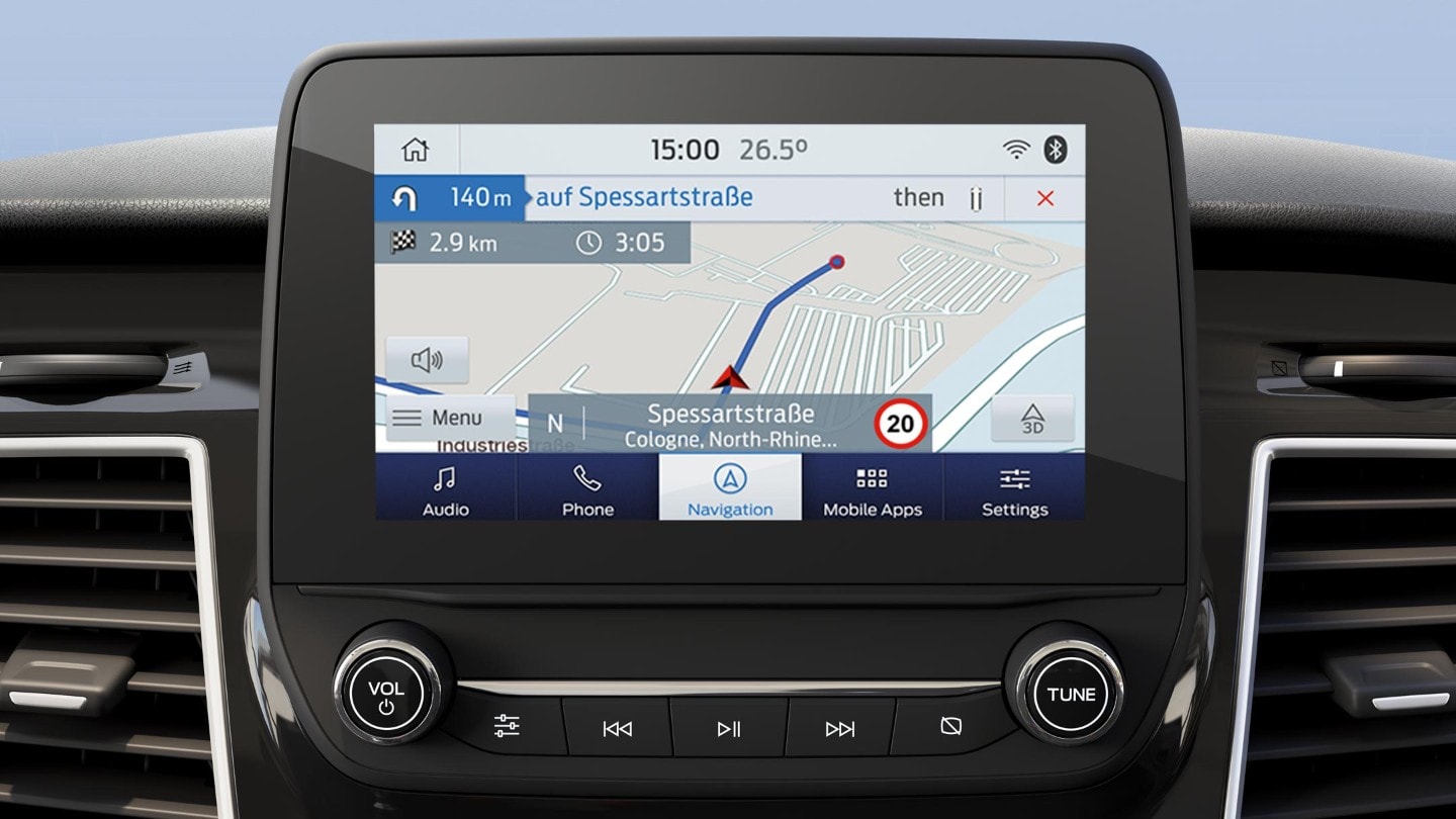 Système de navigation Ford y compris Ford SYNC 3 : Connexion transparente avec commande vocale et écran tactile