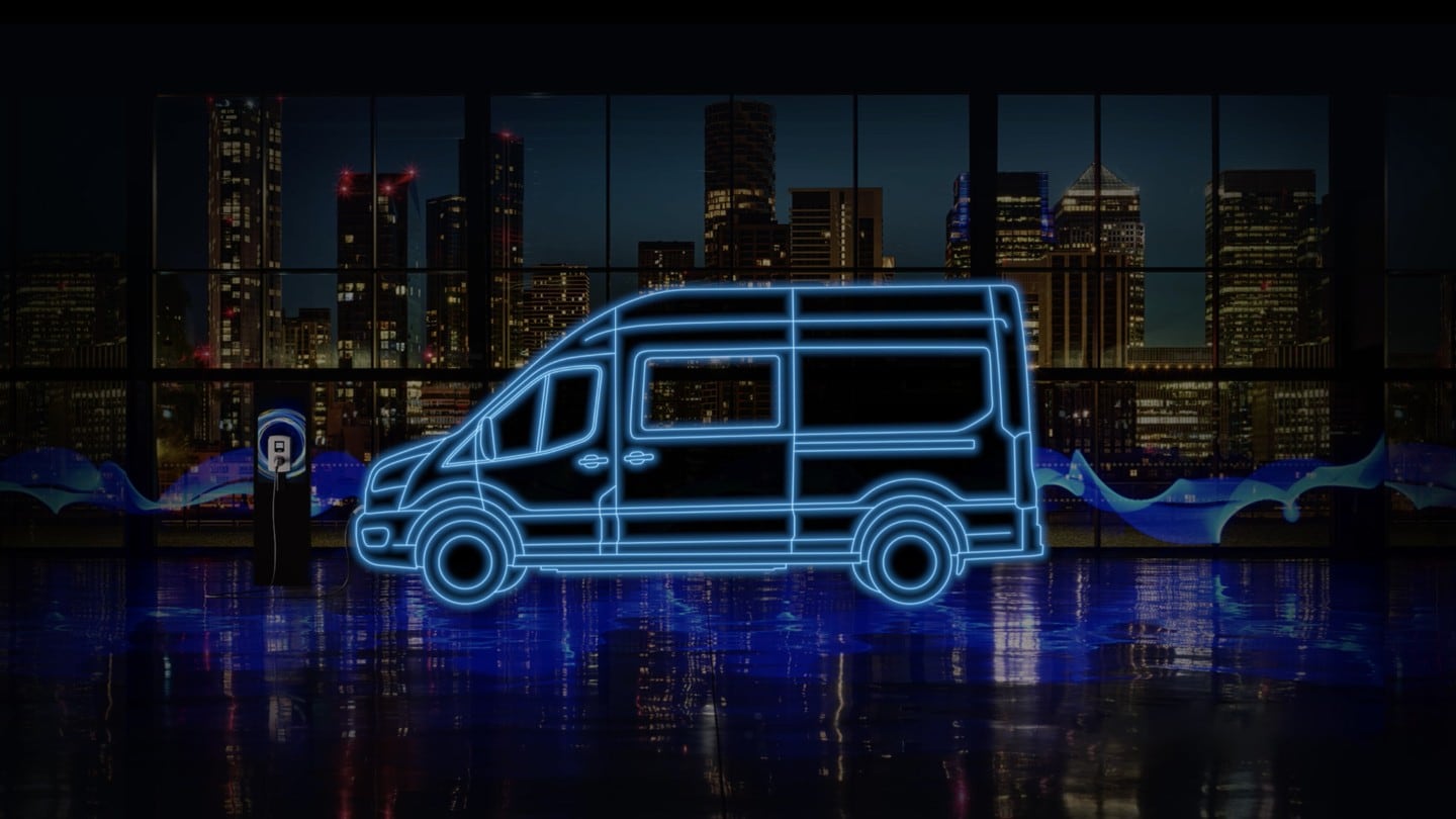Ford Transit Double cabine, illustration de la silhouette