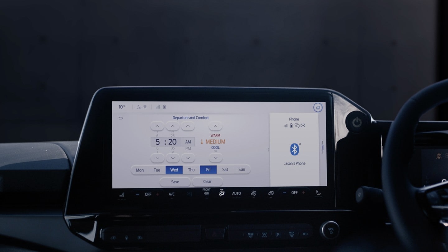 Ford Transit Custom, écran tactile SYNC4