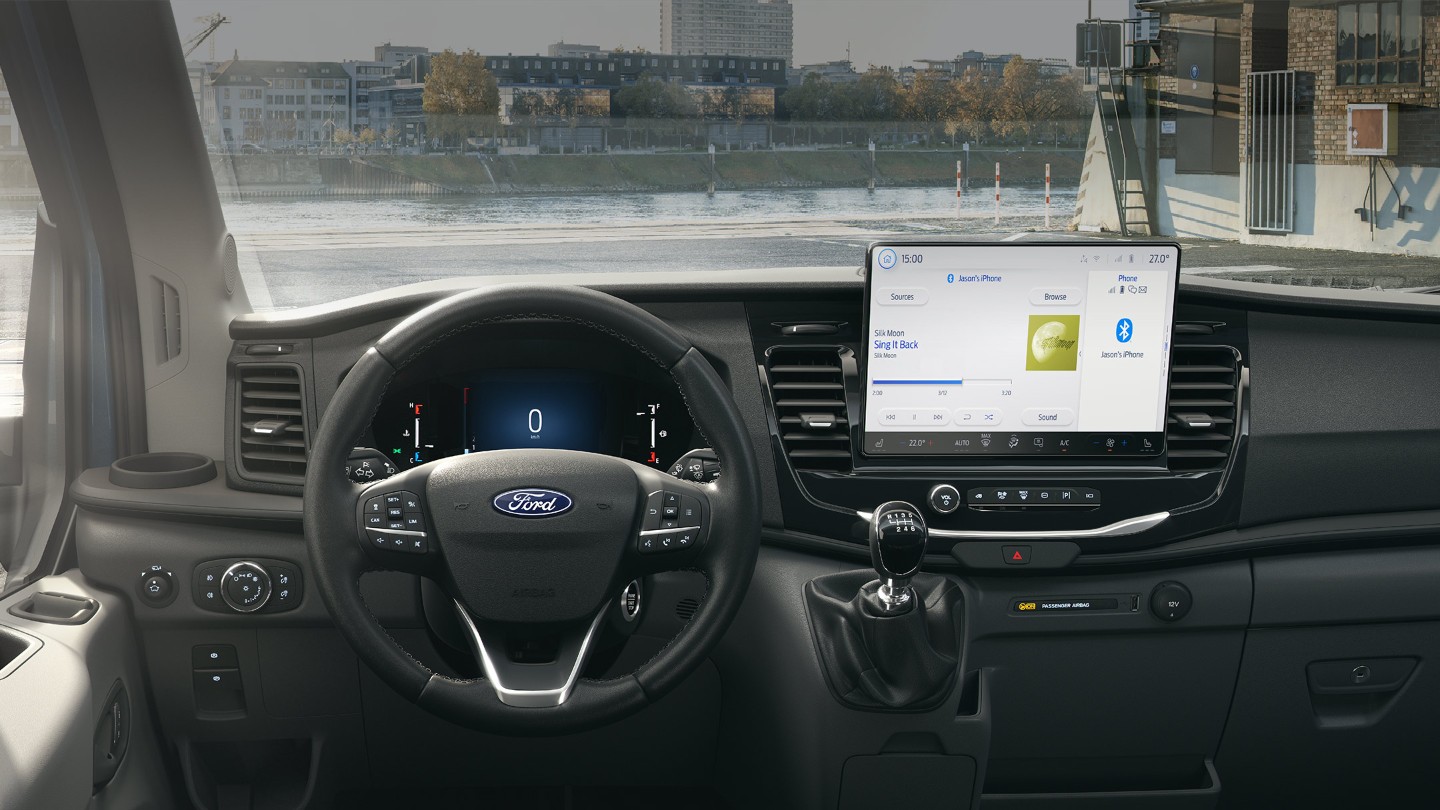 L’habitacle du Ford Transit 2024