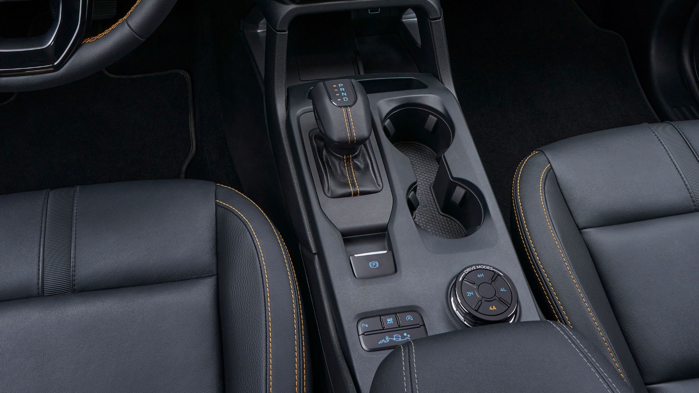 All-New Ford Ranger interior automatic transmission