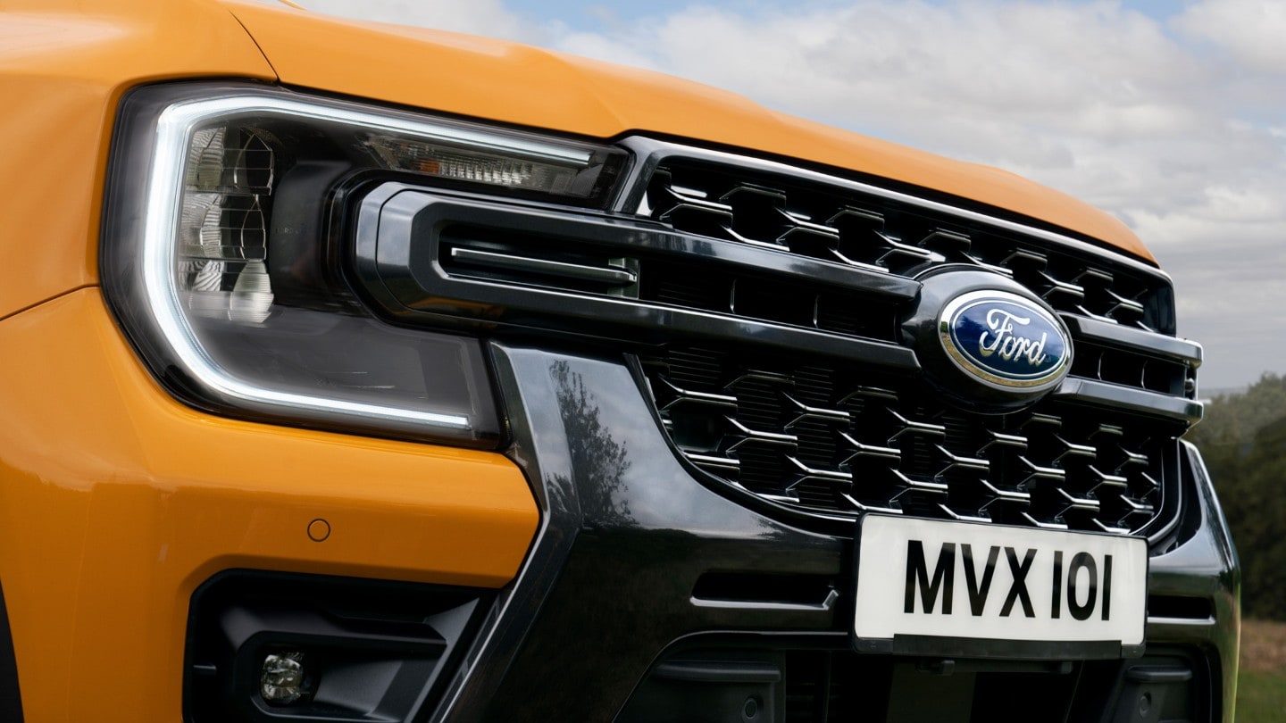 All-New Ford Ranger Wildtrak headlight grille