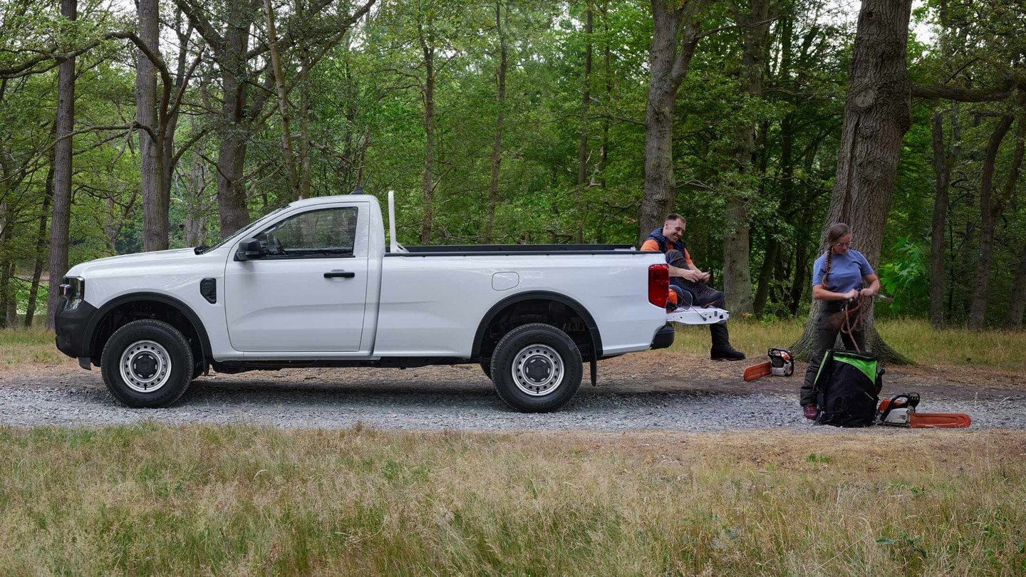 All-New Ranger on gravel road side view