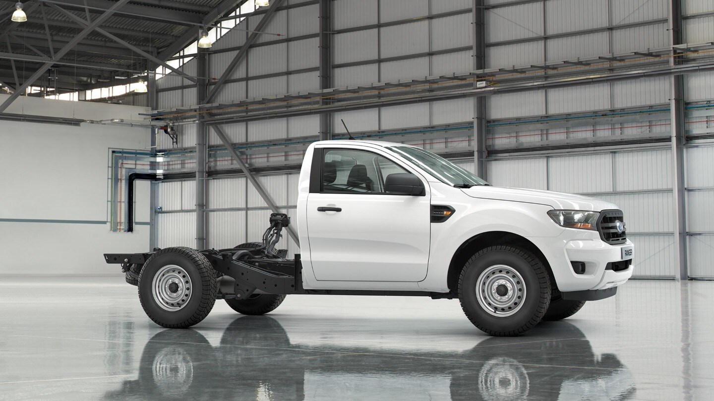 Ford Ranger Chassis Cab in a factory Hall