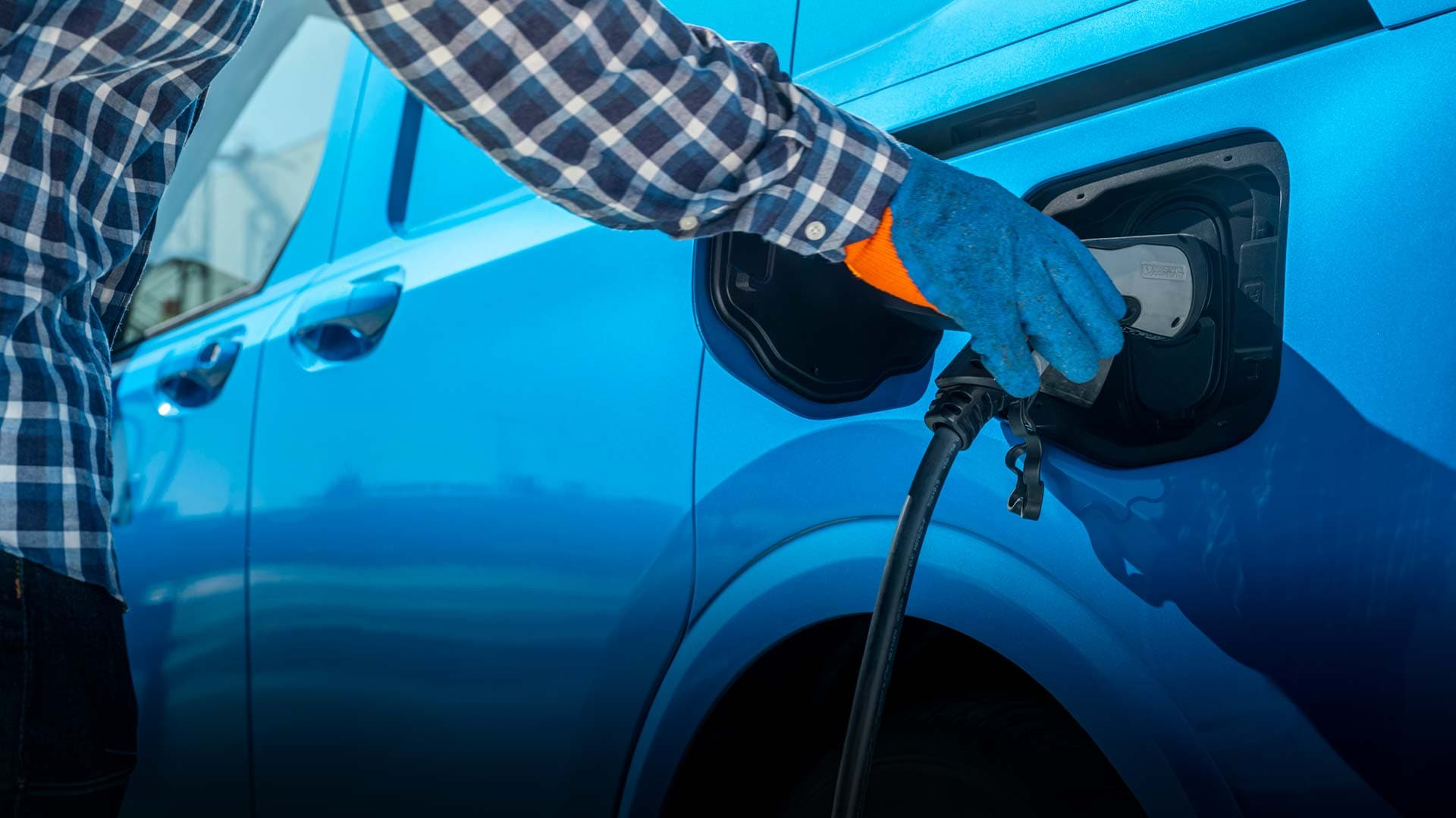 Ford E-Transit Courier – Prise de recharge