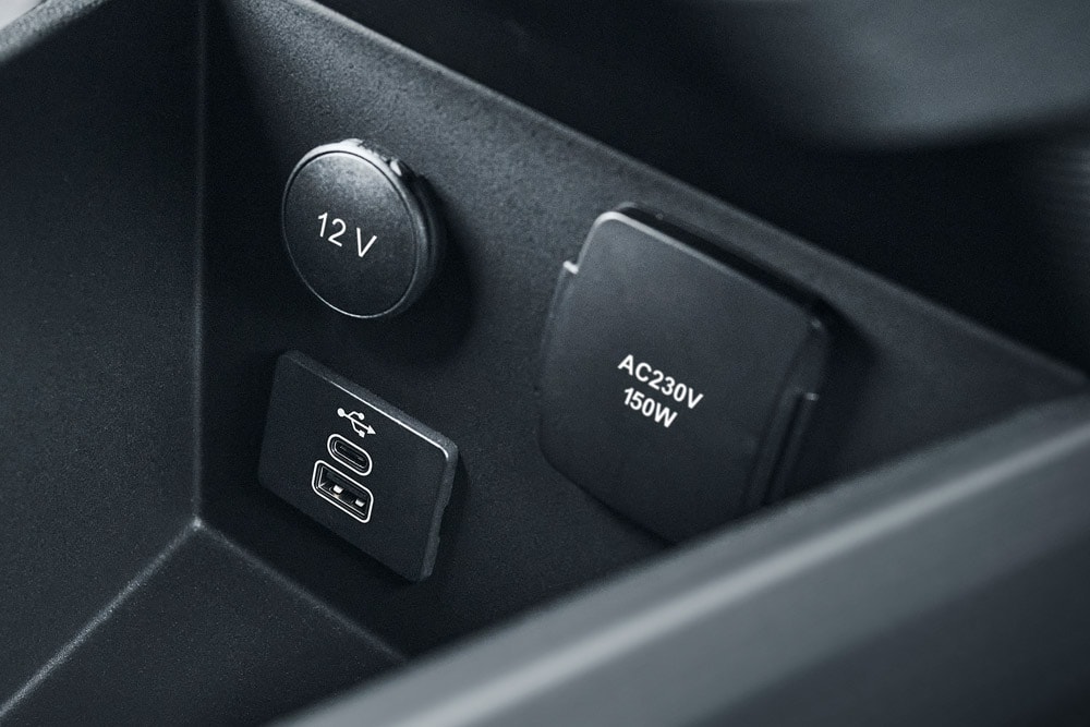 Ford E-Transit Courier – Prises USB